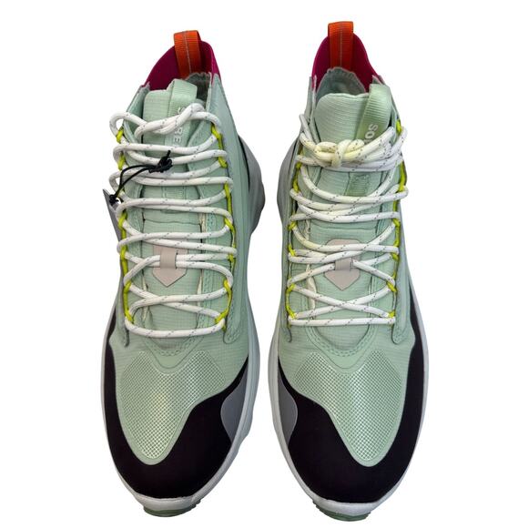 Sorel Sneaker Boot Kinetic Breakthru Venture Mid Womens 9 WP Cinder Sea Sprite - Picture 6 of 11